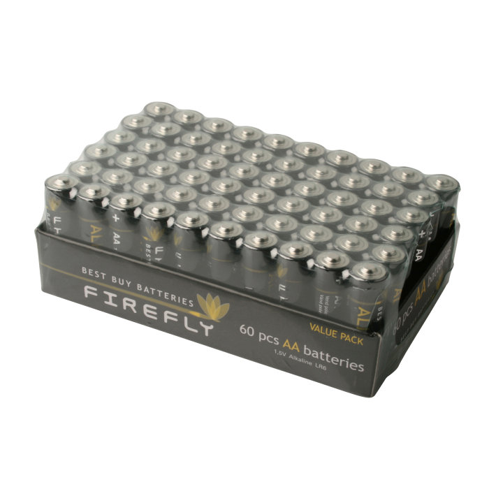 Batteri AA 60-pk. - Firefly